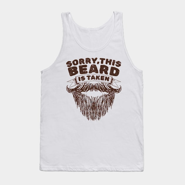 Sorry This Beard Is Taken - Retro Sketch AL Tank Top by juragan99trans